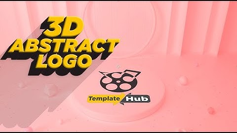#87 | Free Template Here | Abstract Logo | New After Effects Template | Template Hub