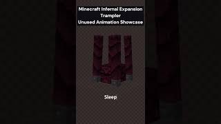 Minecraft Infernal Expansion Trampler Unused Animation Showcase