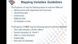 Mathcad to ProE Integration Part 1