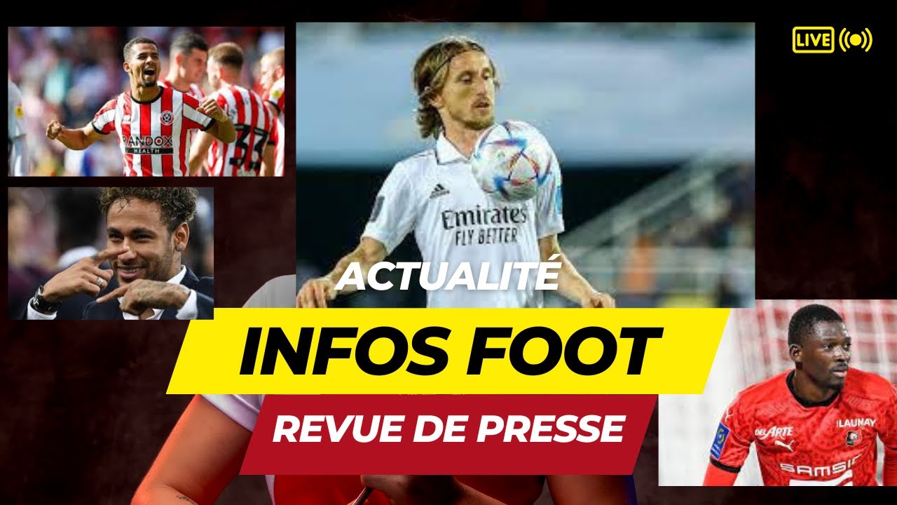 Info Foot Infos foot - YouTube