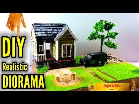 Simple and Easy Realistic Diorama for Beginners|Realistic Scenery ...