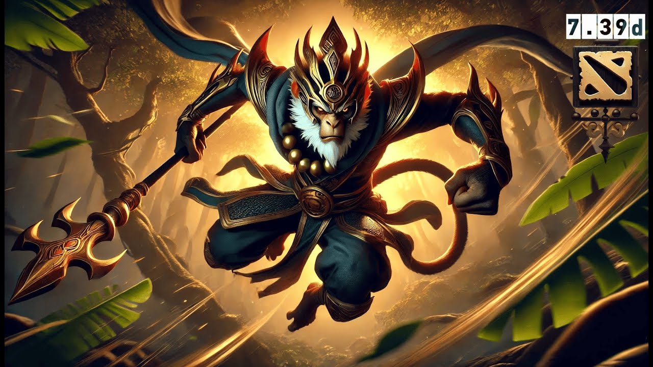 Тиммейты вытащили Carry Monkey King Turbo Dota 7.39d