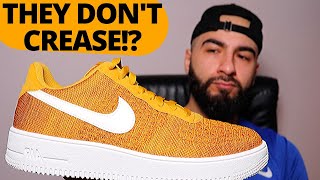 do flyknit air forces crease