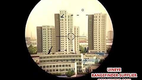 2018 Great Test Best Golf and Hunting Rangefinder Uineye 1500yards Testing