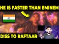 India  reaction on chenk  raftaar he is faster than eminem 