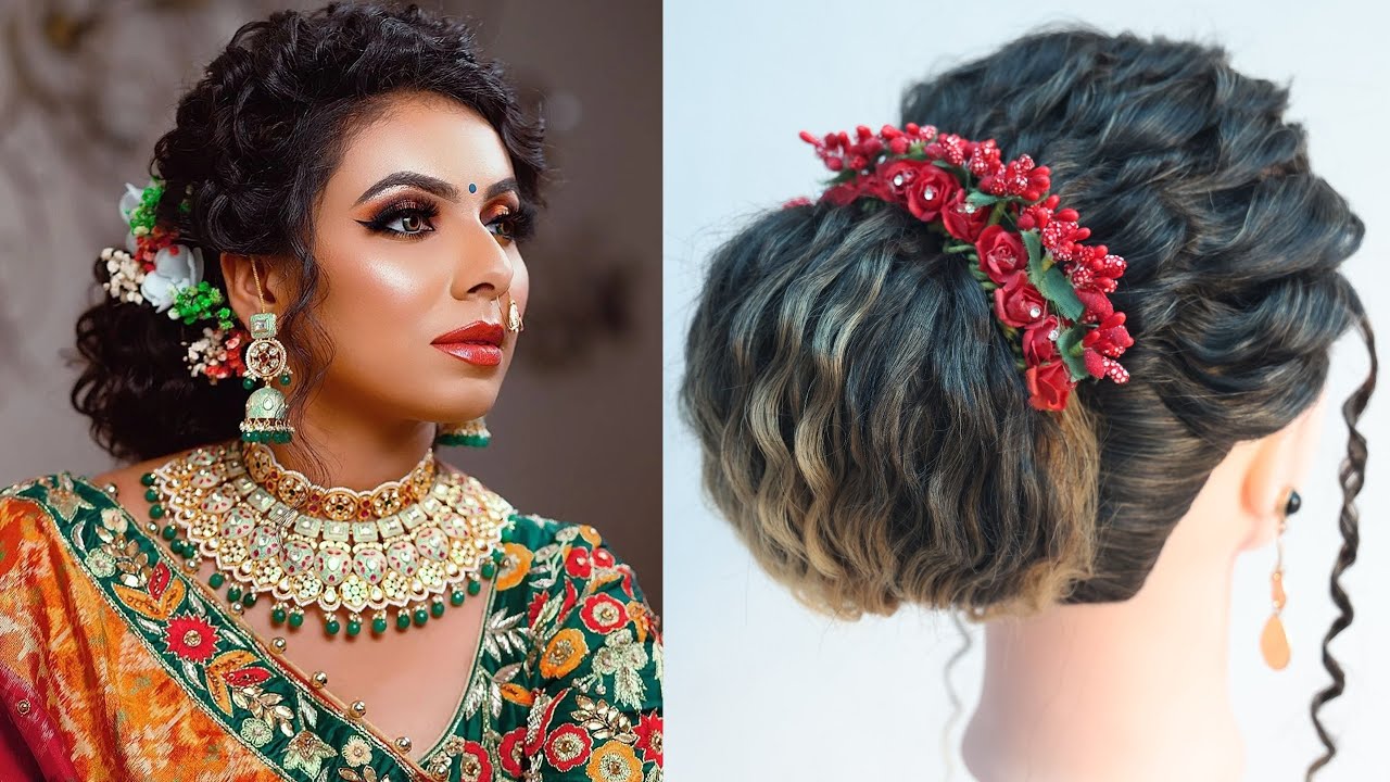 20 Simple Juda Hairstyles for Wedding Sarees and Lehengas