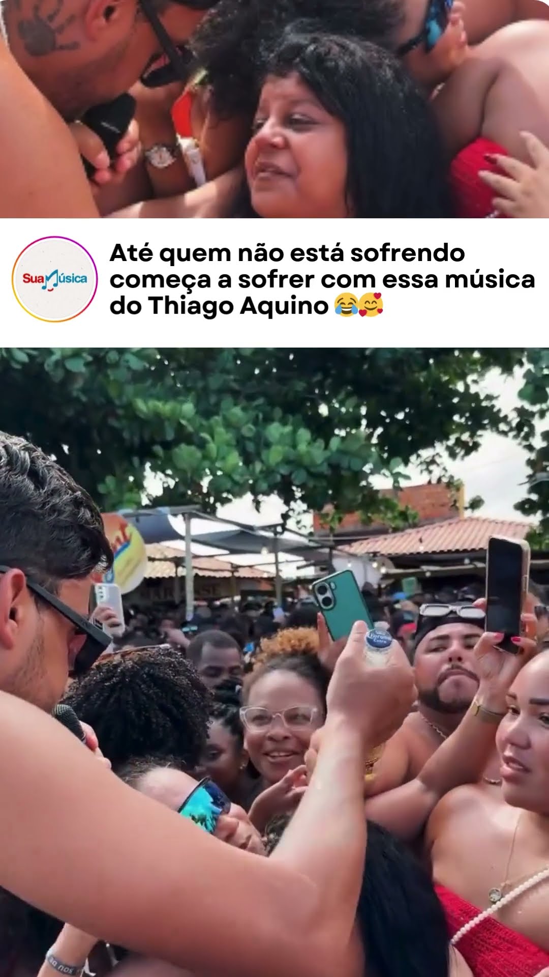 Tem algo melhor do que compartilhar emoção com o seu artista? ??  #ThiagoAquino #serestãodoaquino