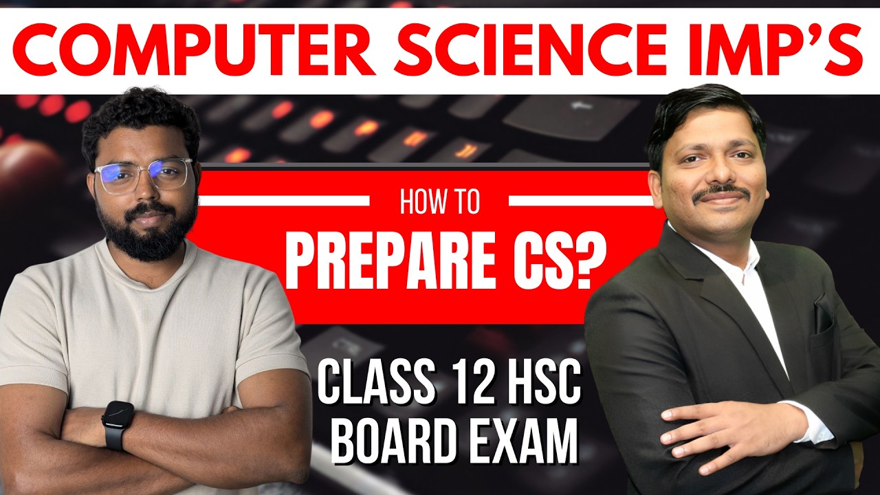 Class 12 HSC Most Important CS 🔥 | Computer Science 2026 Board Exam 💯 | Rahul Sir | Dinesh Sir