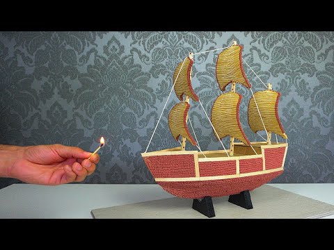 वीडियो: माचिस से नाव कैसे बनाएं