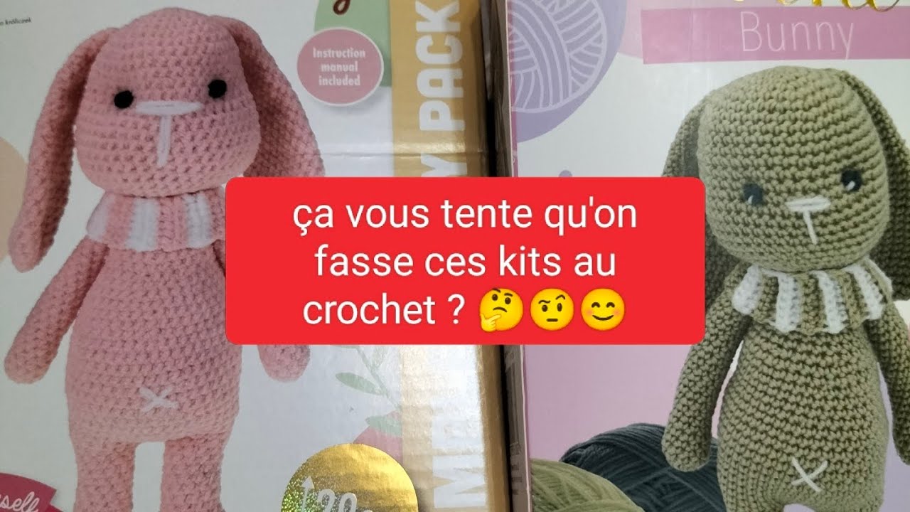 🤩❤️Ça vous tente de faire ces jolis lapinous avec moi ? ❤️🤩#tutocrochet #kitaction 