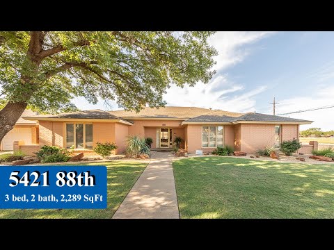 5421 88th St, Lubbock, TX home video tour