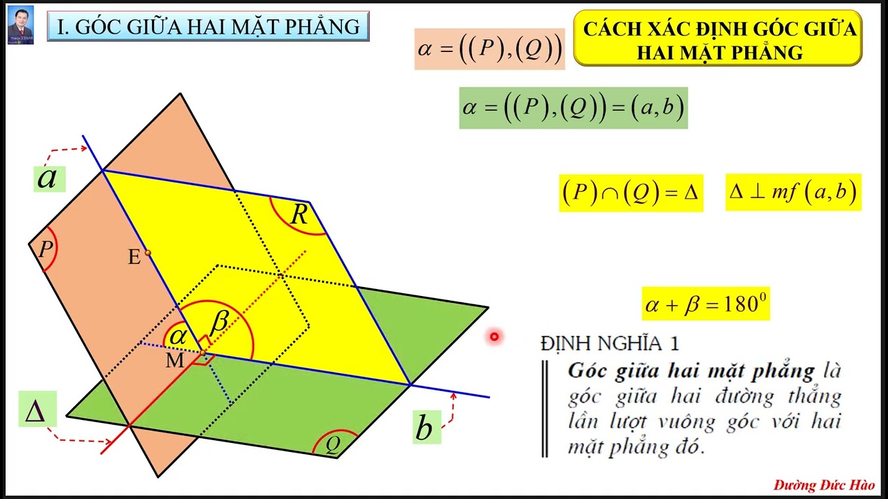 BÀI 25 HAI MẶT PHẲNG VUÔNG GÓC VD01