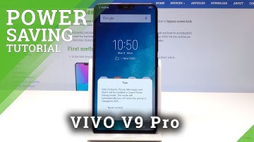 How to Enable Power Saving Mode in VIVO V9 Pro - Extend Battery Life