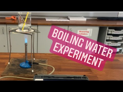 Boiling water experiment