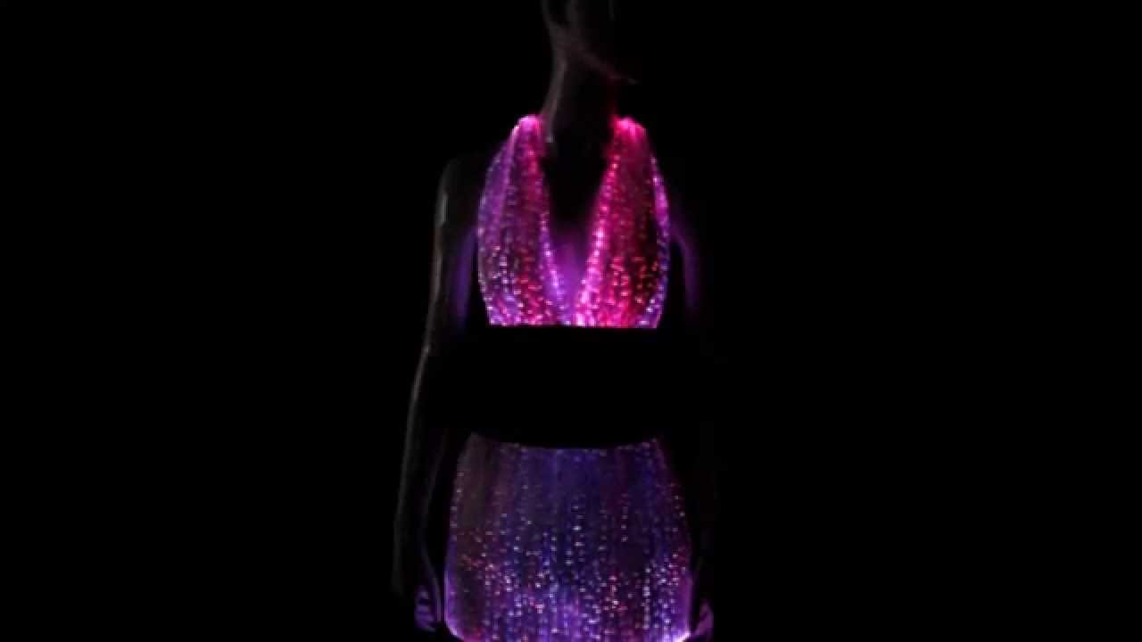 Fiber optic clothes make your party amazing! YouTube