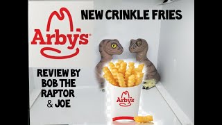 Arby's New Crinkle Fries Drive Thru Fast Food Review Bob the Raptor & Joe #arbys #crinklefries