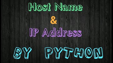 How to Get Host name and ip address using python in 4 lines of code | Python projects| priyansh jain