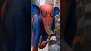 elephant animal spider-man charactershorts