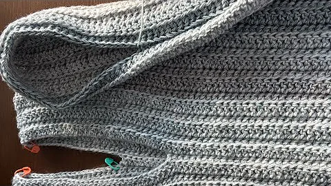 Ombre Easy Crochet Top Longer Version