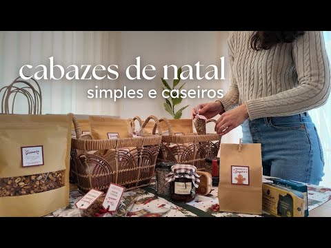 Cabazes de Natal simples e caseiros | Ideias simples para oferecer
