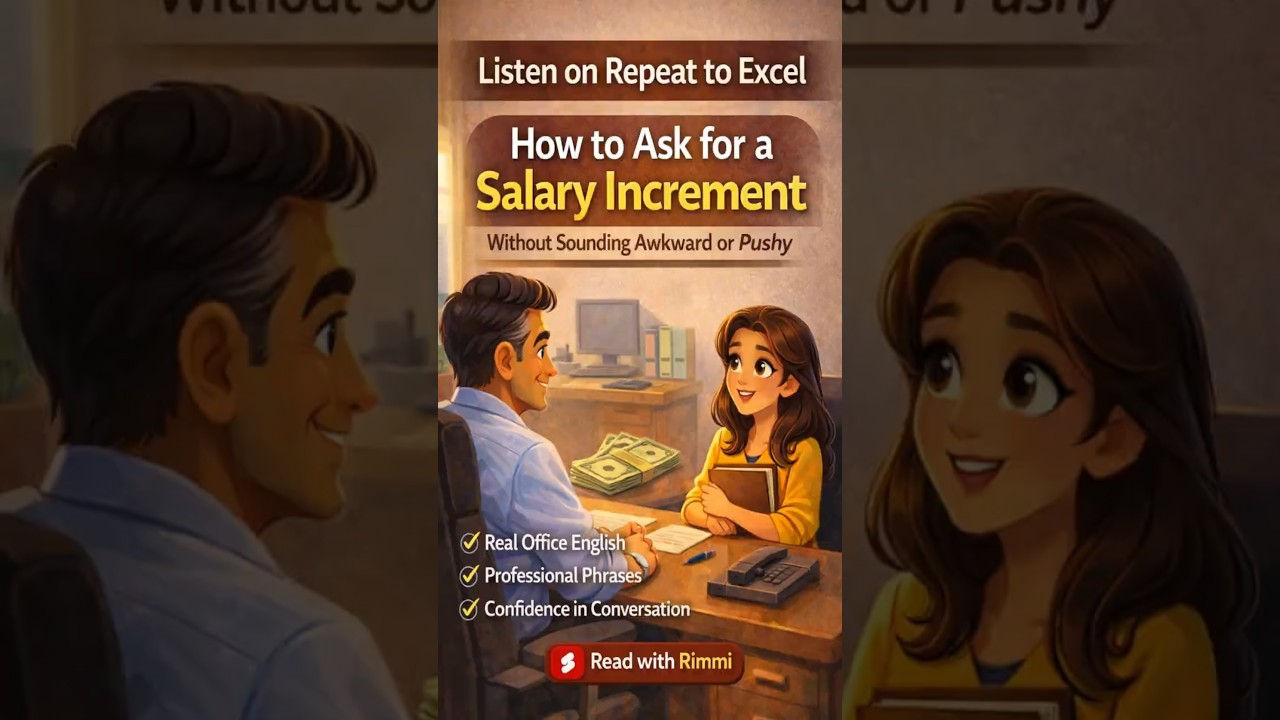 How Professionals Ask for a Salary Increment | Real Office English