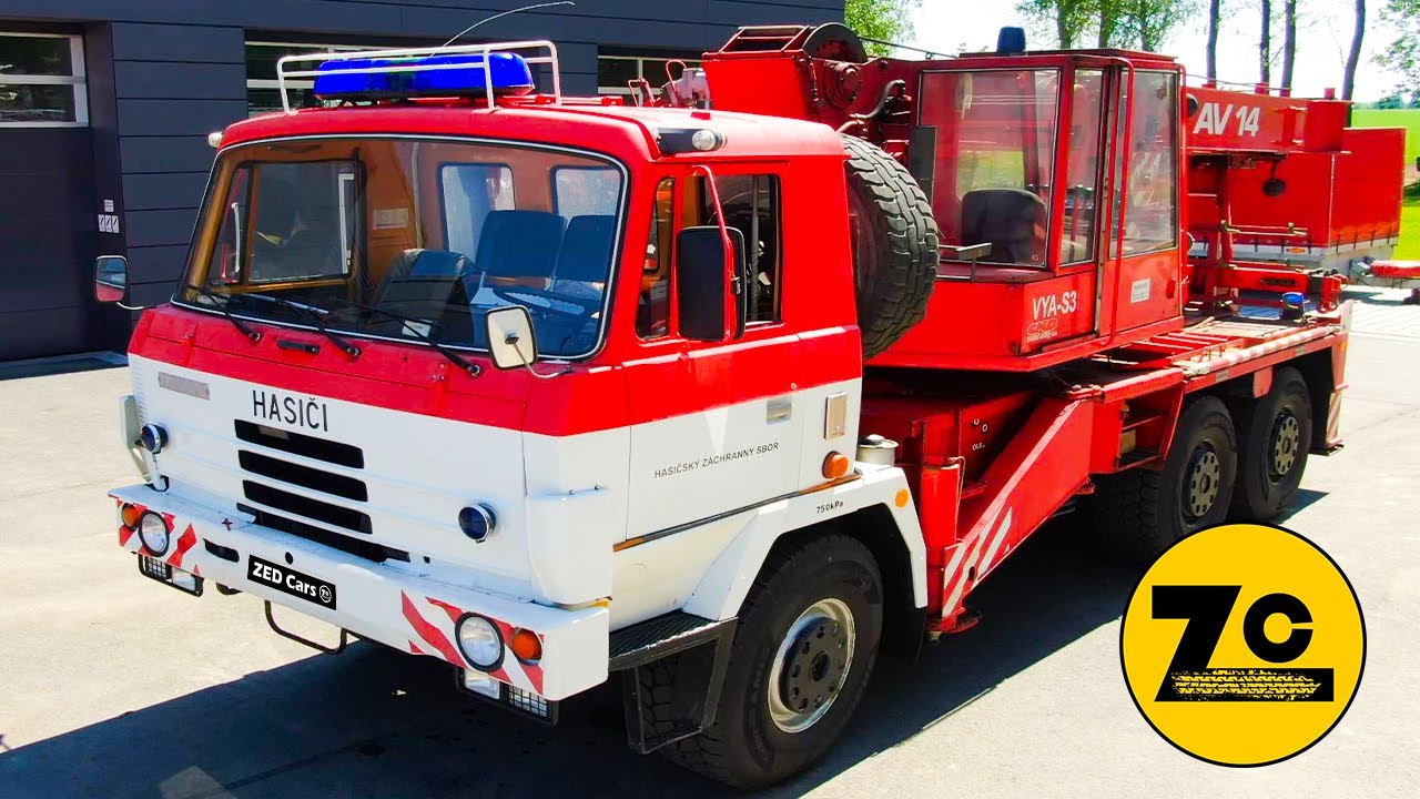 ПОЖАРНЫЙ АВТОМОБИЛЬ - TATRA T815 - Детали интерьера и экстерьера | 4K ВИДЕО