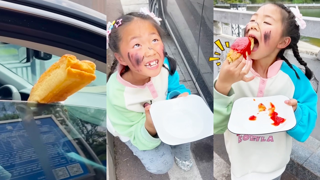 أختي حصلت على الغذاء من النافذة ، لا النفايات الغذائية !