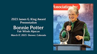 2023 James G King Alpaca Industry Recognition Award