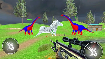 Dino Hunter 3D Hunting Games - Jungle Dinosaur Hunting Zoo Games - Android Gameplay - Part #21