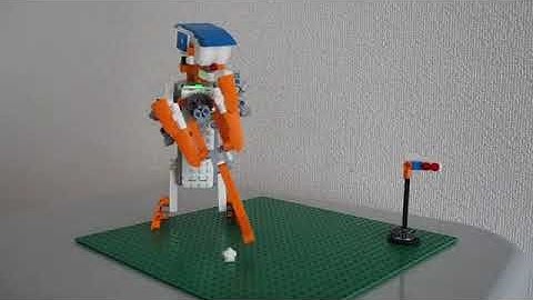 A golf robot built using Apitor-Fans Contribution #15  ゴルフロボット