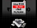 आज का चांदी का भाव | Silver Price Today 1/06/2026 | #SilverPriceToday