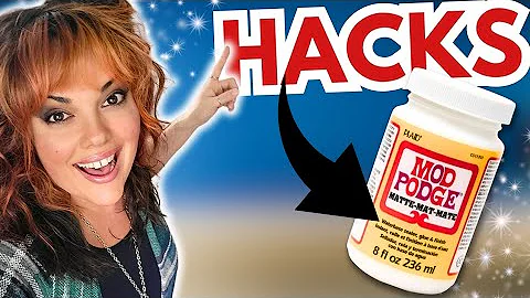 👉 4 Mod Podge DIY Craft HACKS to try on your NEXT DIY project ● EASY CRAFTS