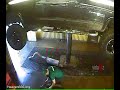 Dodge Ram fall off hydaulic lift at the mechanical shop