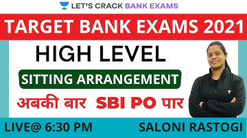 High-level Sitting Arrangement | Target IBPS/RRB/SBI PO Mains 2021 | Saloni Ma