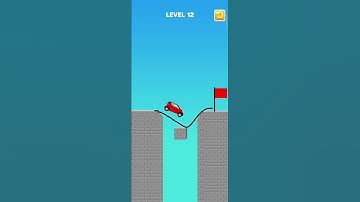 Draw Bridge Game Level 12 #gaming #viral #shorts 😈