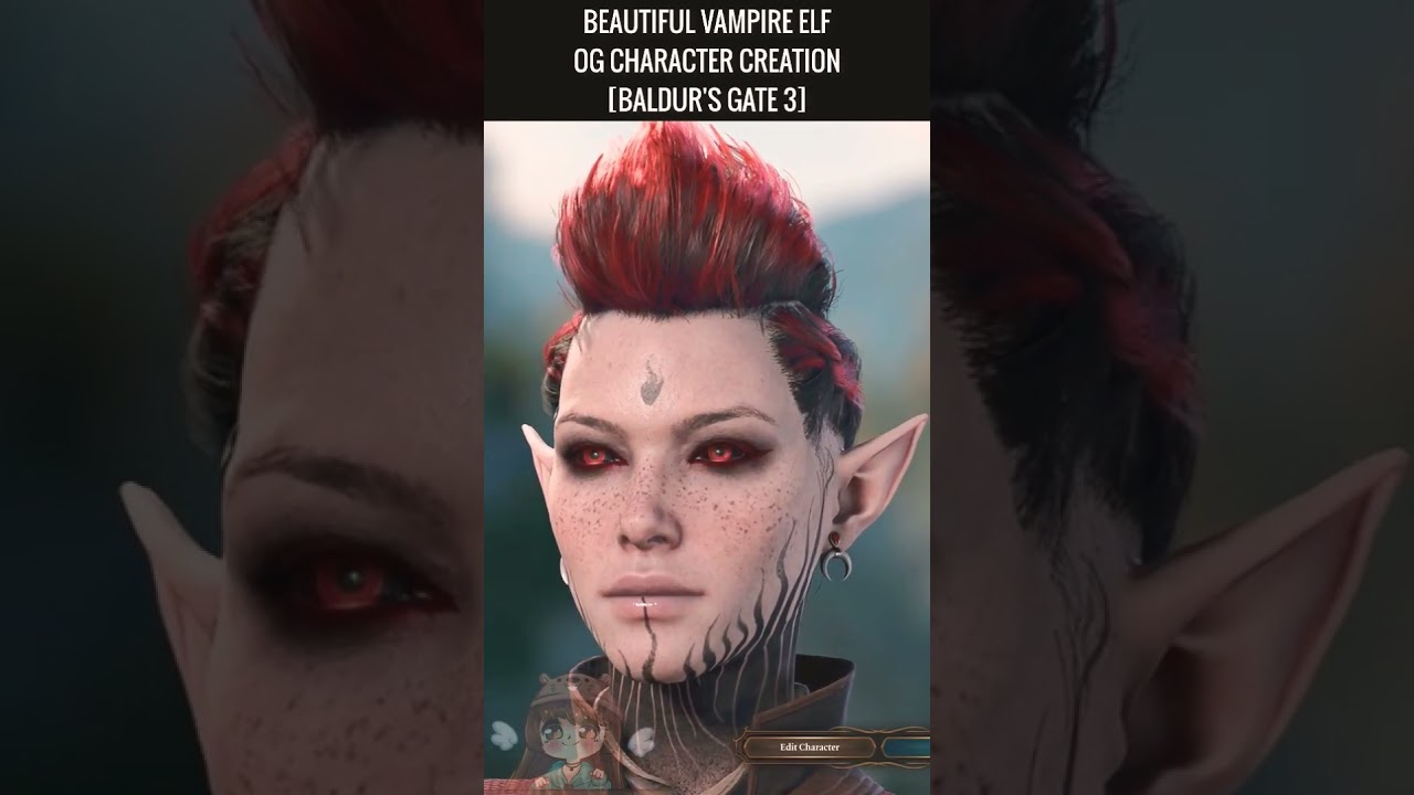 Beautiful Vampire Elf 