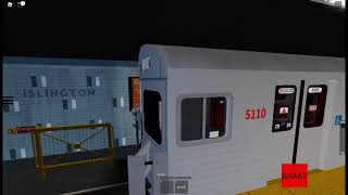 TTC Line 2 Bloor-Danforth from Jane Stn to Kipling Stn | TTC Bombardier T1 (Roblox)