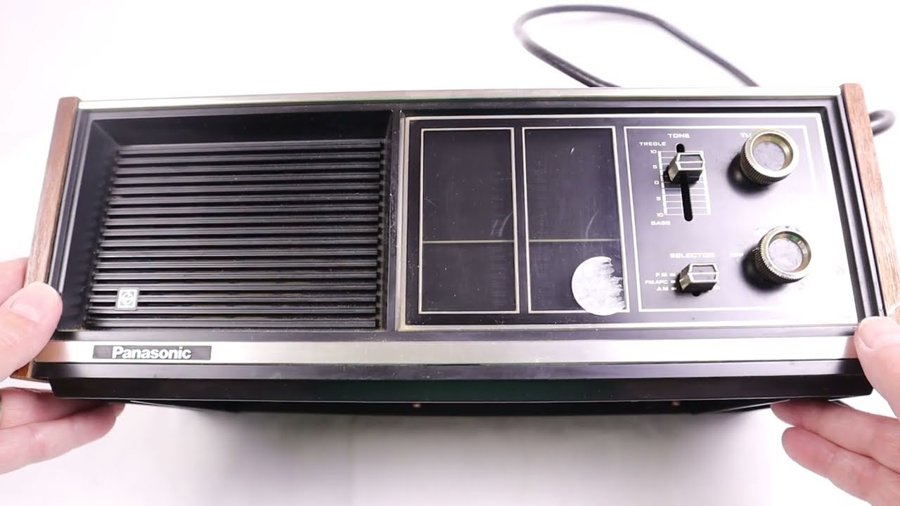 Panasonic RE 7371 Table Radio - YouTube