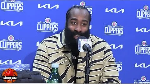 James Harden Reacts To The Clippers 125-114 Win Over The Brooklyn Nets. HoopJab NBA