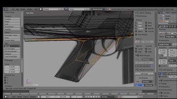 BLENDER Sniper rifle SPEED modeling!!!
