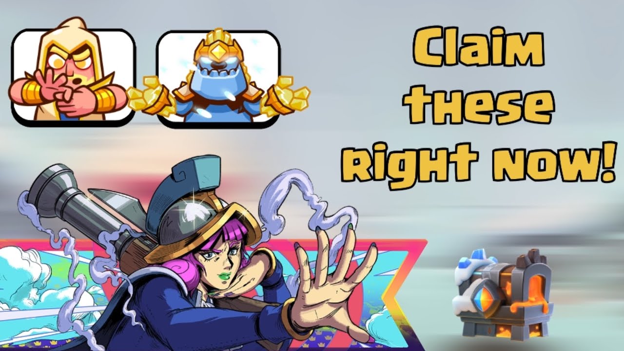 Claim  these free Rewards in clash Royale right now!! Clash Royale new rewards