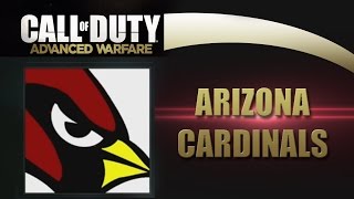 Advanced warfare - how to make arizona cardinals emblem! (tutorial)