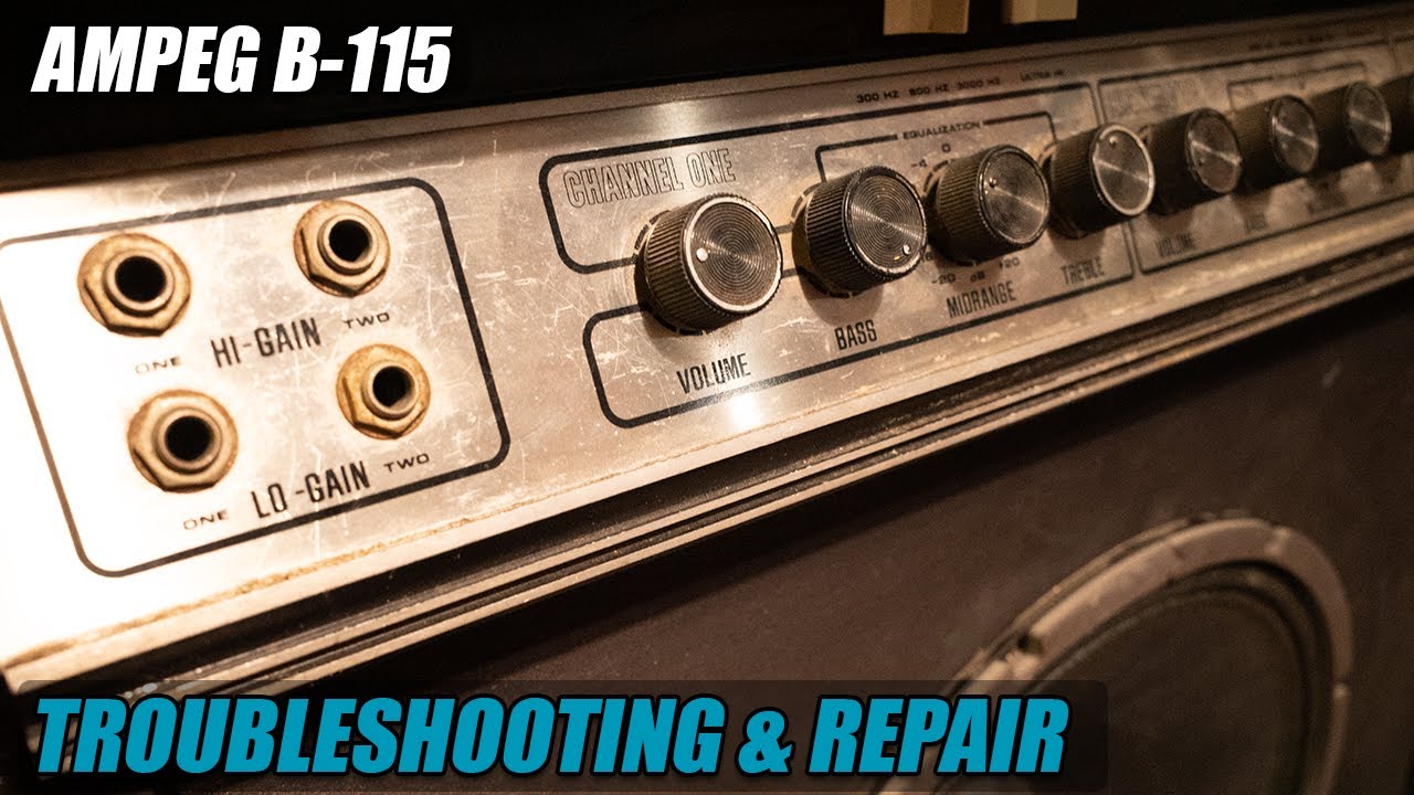 1970s Ampeg B-115 | Troubleshooting & Fixing This Rare Solid-State