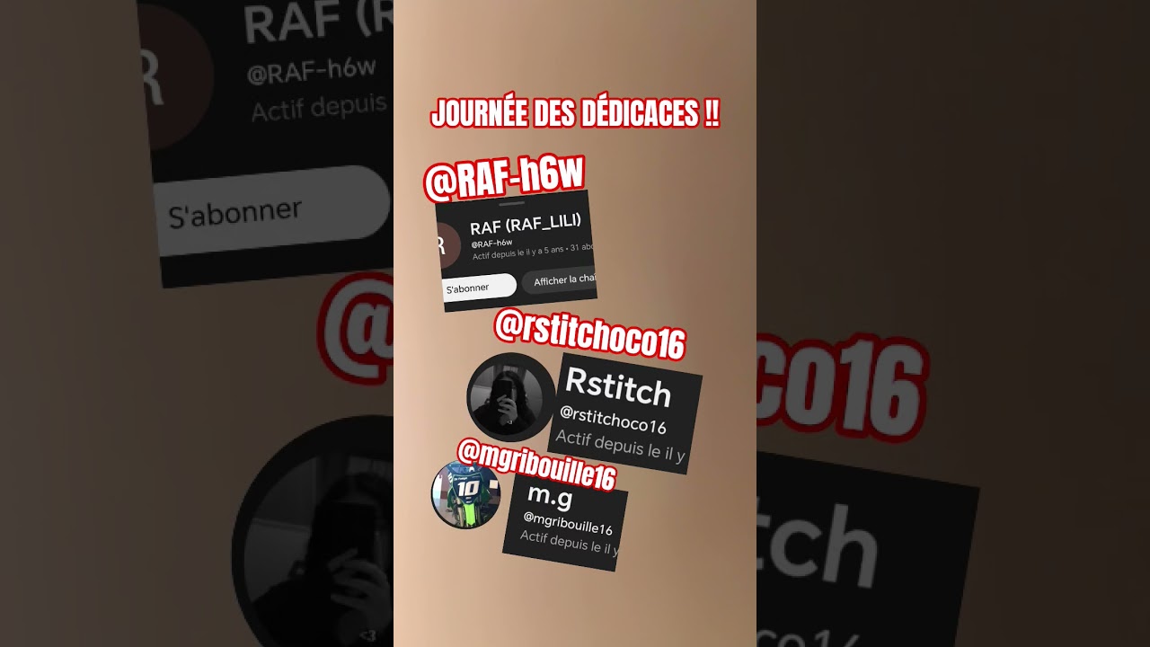 JOURNÉE DES DÉDICACES 😎😊🙃