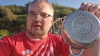 Eclipse through a saucepan!
