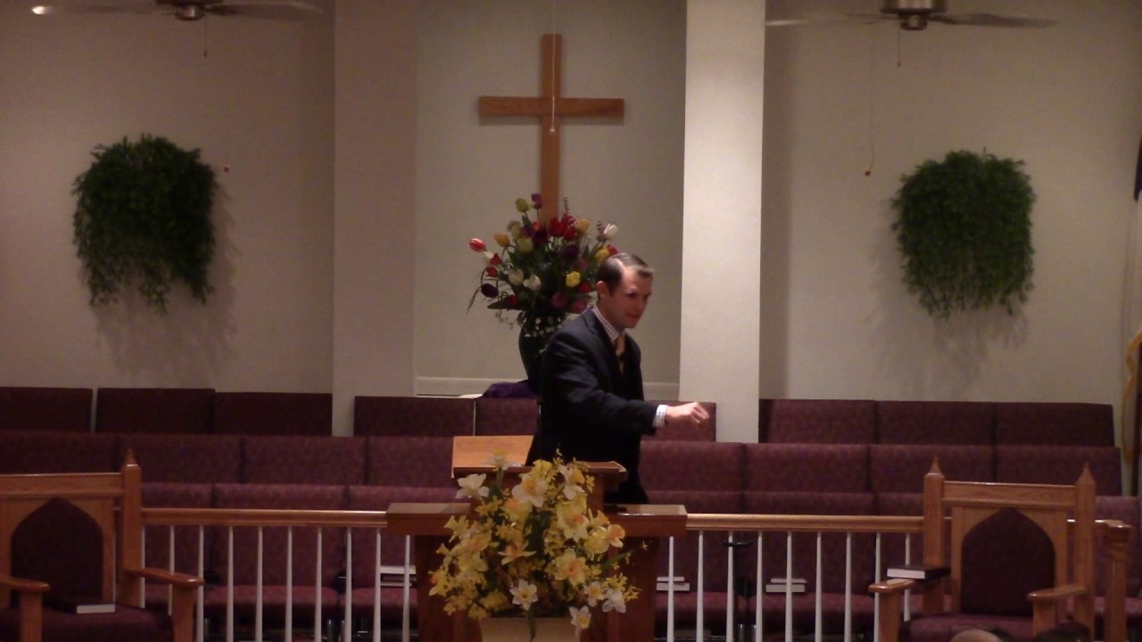 Chase Whitten preaching revival night 3 at Clearbrook Baptist Church