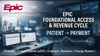 Epic Foundational Access and Revenue Cycle  (Patient to Payment)