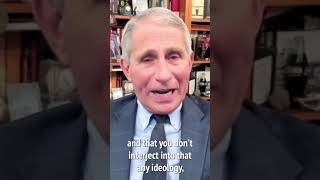 Dr. Fauci Says Science Isn’t Political #interview #science #politics #berkeley