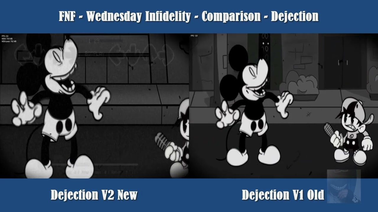 FNF - Wednesday's Infidelity Part 2 - Comparison - Dejection