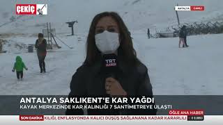 Antalya Saklıkente Kar Yağdı 19.11.2020 Turkey